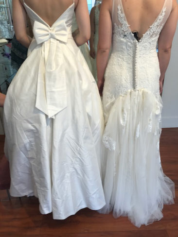 we offer wedding gown alterations