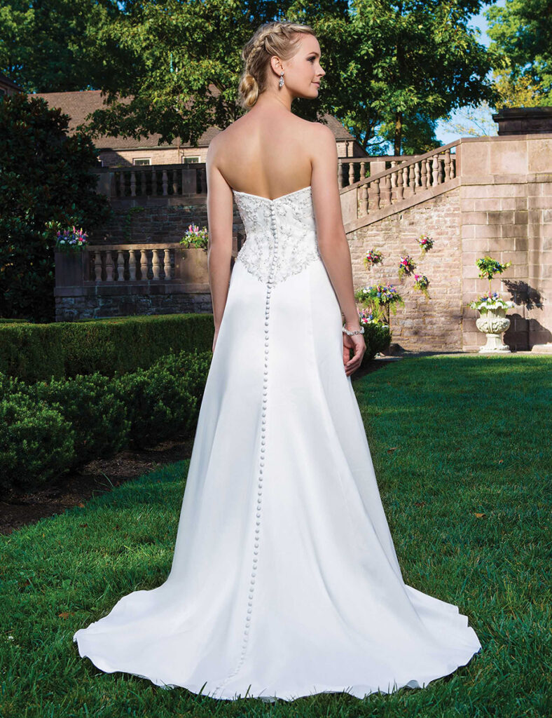 Back of gown 3856 Sincerity Bridal