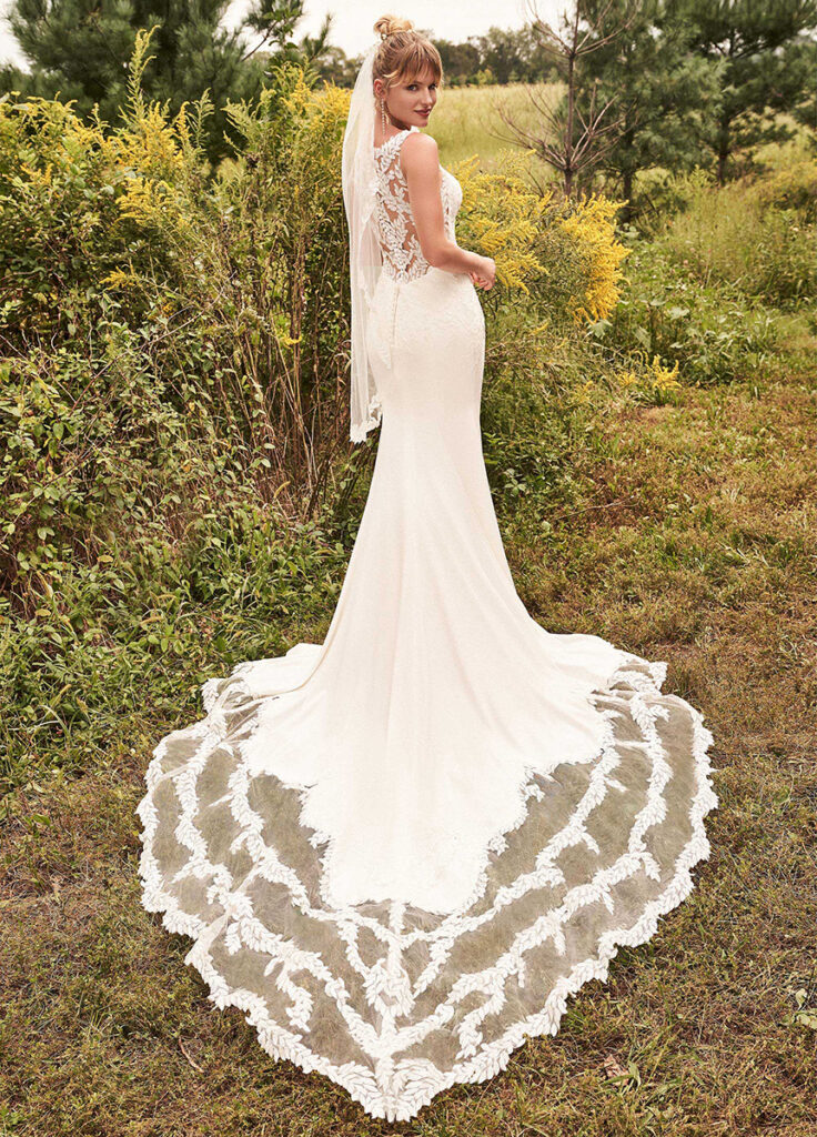 Back view of gown 66199 Lillian West