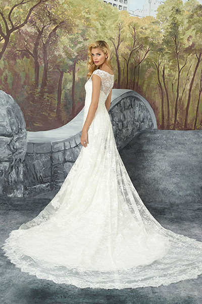 8925 Justin Alexander lace jacket back