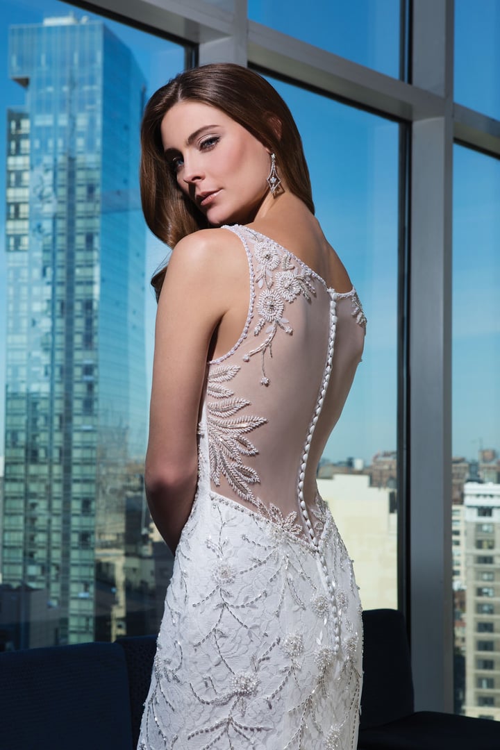 Justin Alexander Signature Style 9745 back view